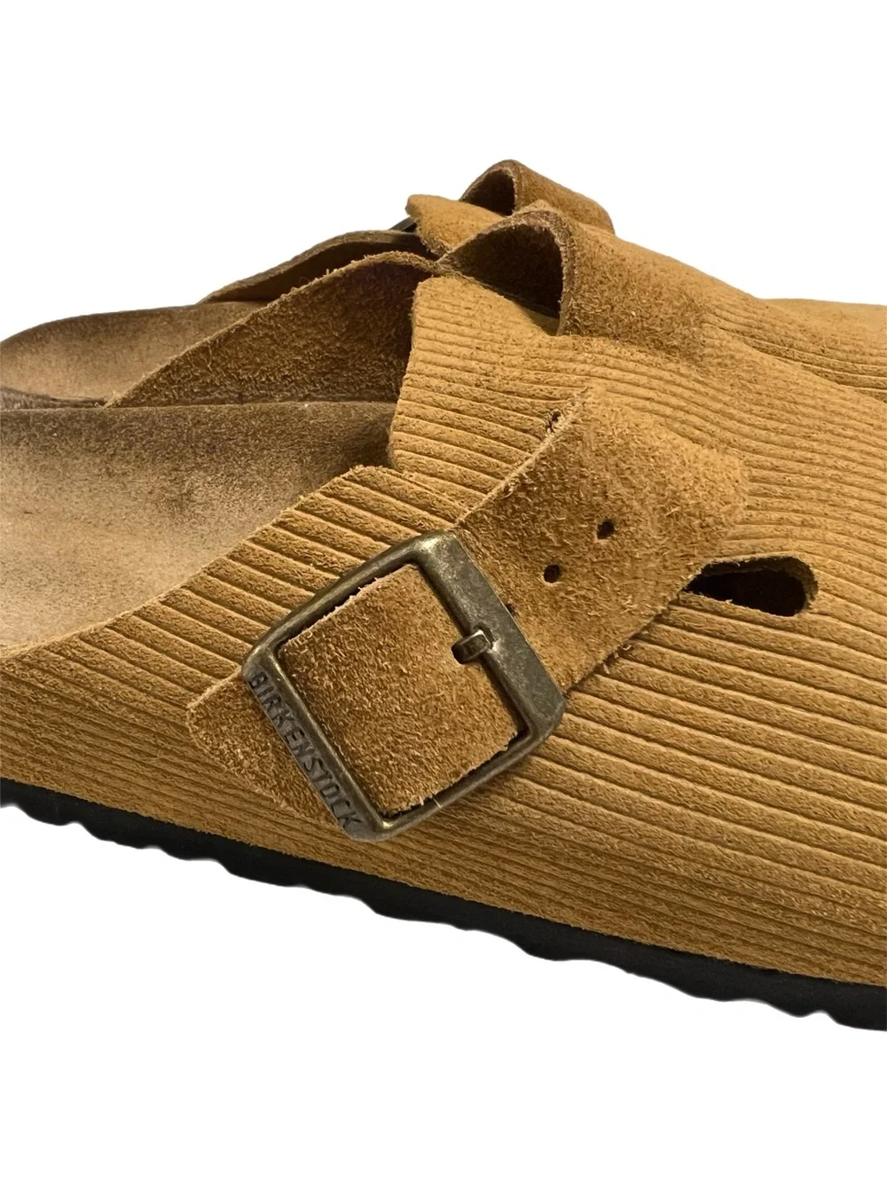 Birkenstock Boston Corduroy Suede Clog Light Brown Men’s 41